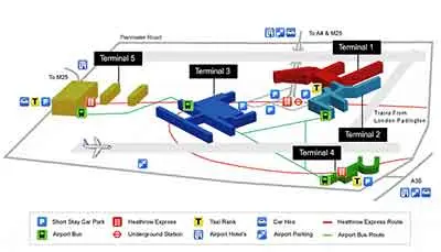 Heathrow beetween the terminals